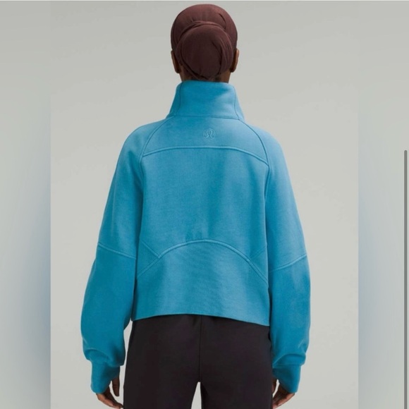 Lululemon Scuba Oversized Funnel Neck Half-Zip M/L Oceanic - Picture 2 of 16